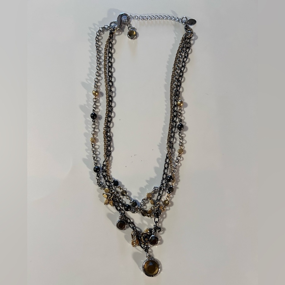 Lia Sophia Cool Kids 3 Strand Layered Necklace